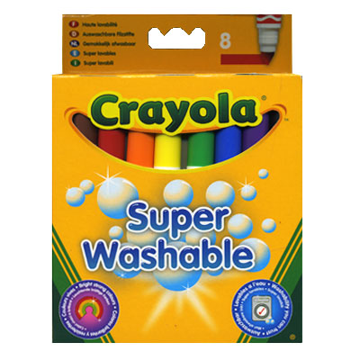 Набор толстых фломастеров "Crayola", 8 шт Изготовитель: Чехия Состав 8 фломастеров инфо 347b.