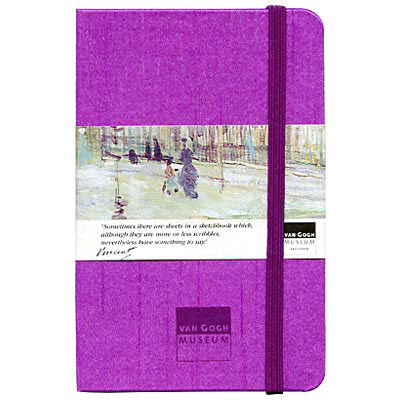 Записная книжка Moleskine "Van Gogh" (для рисунков), Pocket, сиреневая оказывается в руках людей неординарных инфо 407b.