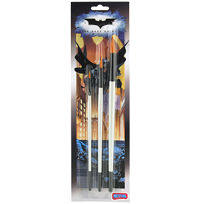 Набор кистей для рисования BOOM "The Dark Knight", 3 шт 1 см Состав 3 кисти инфо 1292b.