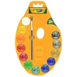 Палитра с красками и кистью "Crayola" Состав 12 красок, кисть, палитра инфо 1295b.