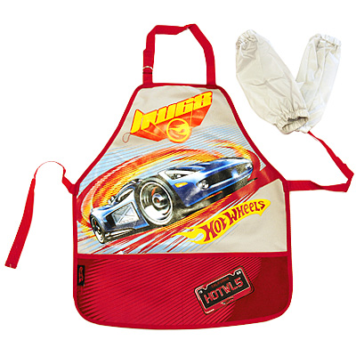 Фартук с нарукавниками "Hot Wheels" см Состав Фартук, 2 нарукавника инфо 1378b.