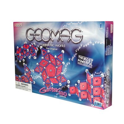 Магнитный конструктор "Geomag Glitter", 180 элементов см Состав 180 элементов конструктора инфо 1383b.