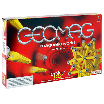 Магнитный конструктор "Geomag: Color ", 132 элемента металл Состав 132 элемента конструктора инфо 9022d.