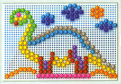 Мозаика в чемоданчике, 270 элементов Серия: MAXCOLOR инфо 5384e.