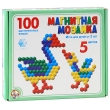Магнитная мозаика, 100 шт Набор игровой , Пластик Возраст: от 3 лет Элементов: 100 ООО "Десятое королевство"; Россия 2009 г ; Артикул: 961; Упаковка: Коробка инфо 5407e.