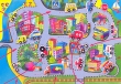 Игра на магнитах "В городе" дорожных знаков, игровое поле (город) инфо 5560e.