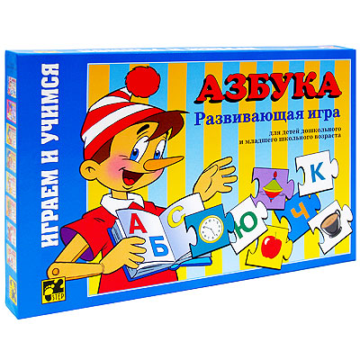 Развивающая игра "Азбука" 76001 элементов, инструкция на русском языке инфо 5609e.