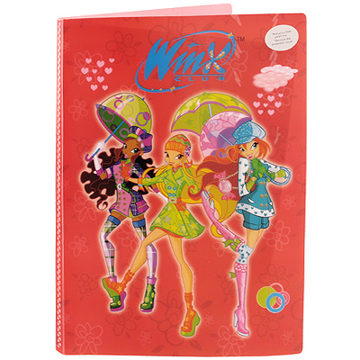 Папка с файлами "Winx Club", 10 листов 65259 см Материал: пластик Изготовитель: Китай инфо 5684e.