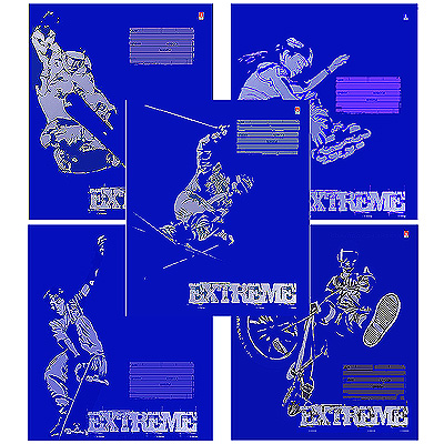 Набор тетрадей "Extreme", 5 шт 100-1139 Состав 5 тетрадей в клетку инфо 5696e.