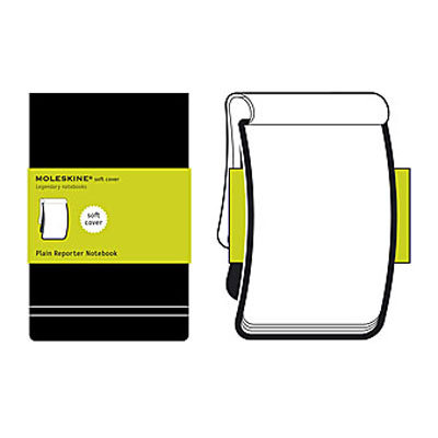 Записная книжка Moleskine,"Reporter Soft" (нелинованная), Pocket, черная оказывается в руках людей неординарных инфо 5760e.