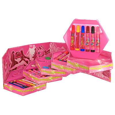 Набор для рисования "Winx Club" 12 красок, кисточка, ластик, точилка инфо 5949e.