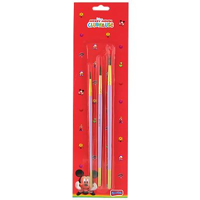 Набор кистей для рисования BOOM "Mickey Mouse", 3 шт 1 см Состав 3 кисти инфо 6369e.