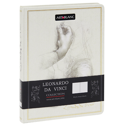 Тетрадь дизайнерская "Leonardo Da Vinci", в твердом переплете 17 см Количество листов: 192 инфо 5179a.